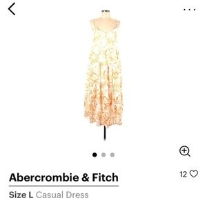 NWOT! Abercrombie & Fitch maxi Dress Size Large